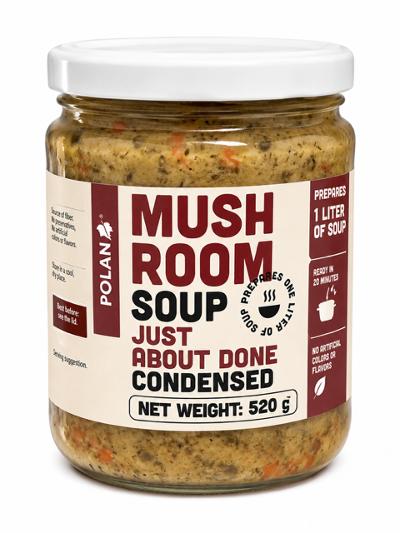 Mushroom Soup, Condensed - Polan 520g