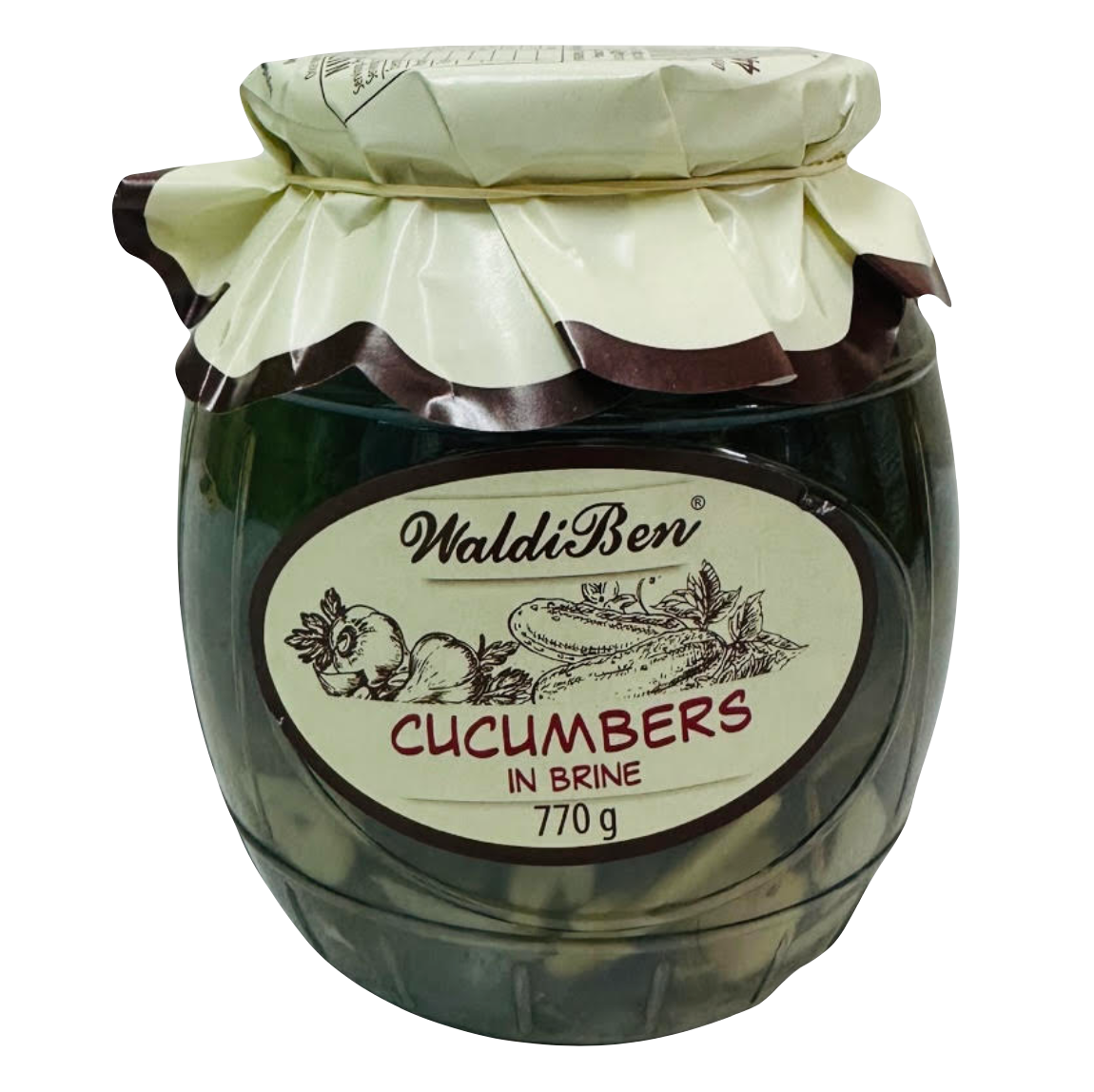 Cucumbers in Brine - Waldi Ben 770g