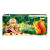 Cake Babayevskaya Belochka, Caramel with Nuts - Babaevski 250g