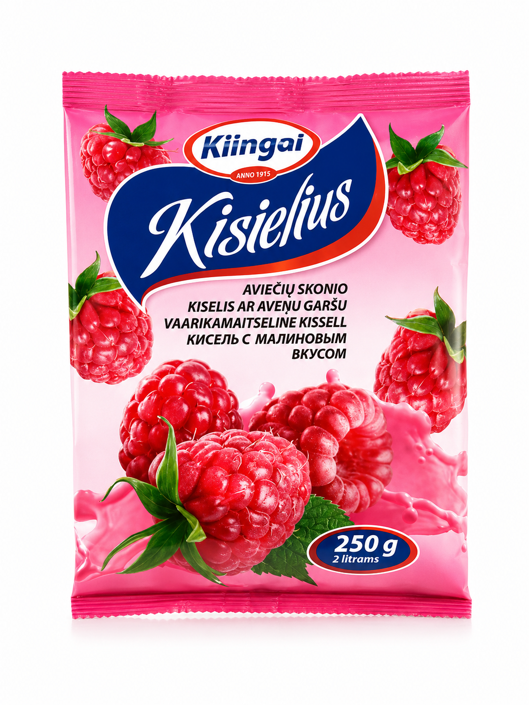 Kisielius Dessert Drink, Raspberry - Kiingai 250g