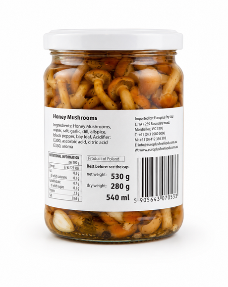 Honey Mushrooms in Brine - Forest Treasures 530g