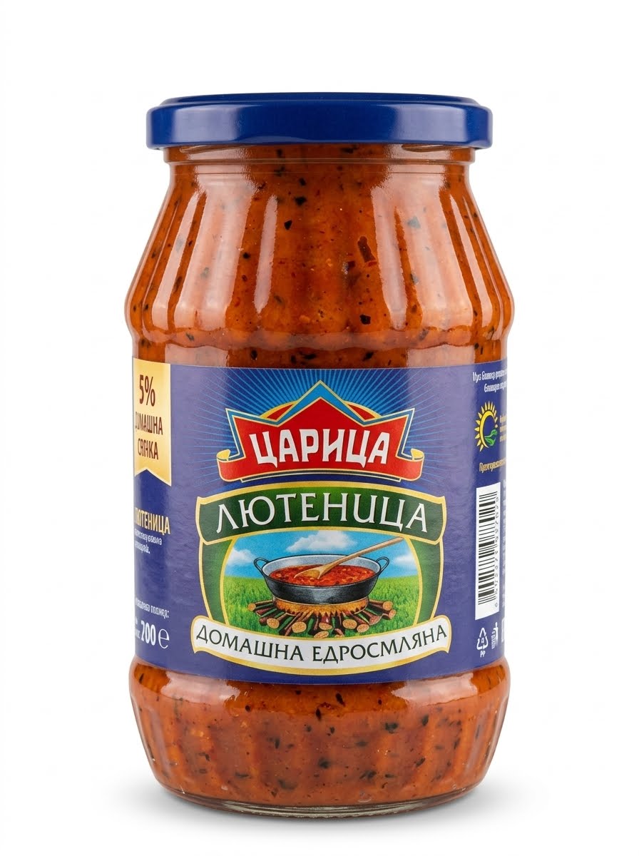 Lutenitsa, Vegetable Spread - Tsaritsa 520g