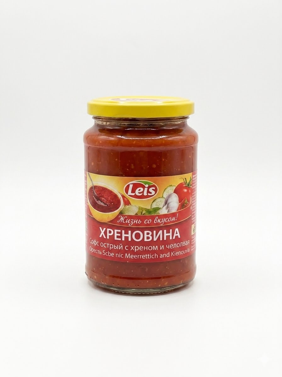Hrenovina Hot Horseradish & Garlic Sauce - Leis 370ml