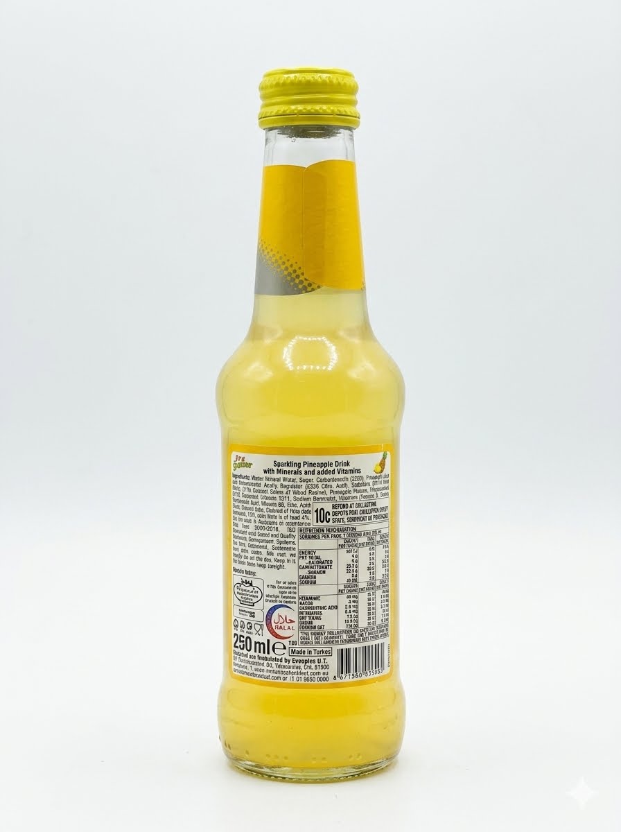 Fresa Fresher Pineapple, Sparkling Drink 250ml