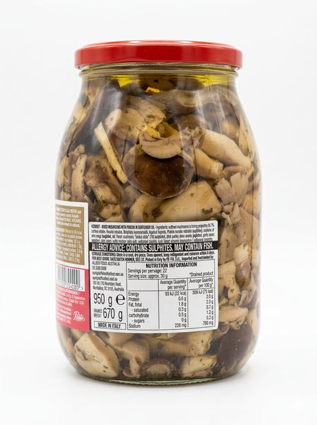 Mixed Mushrooms with Porcini - Polli 670g