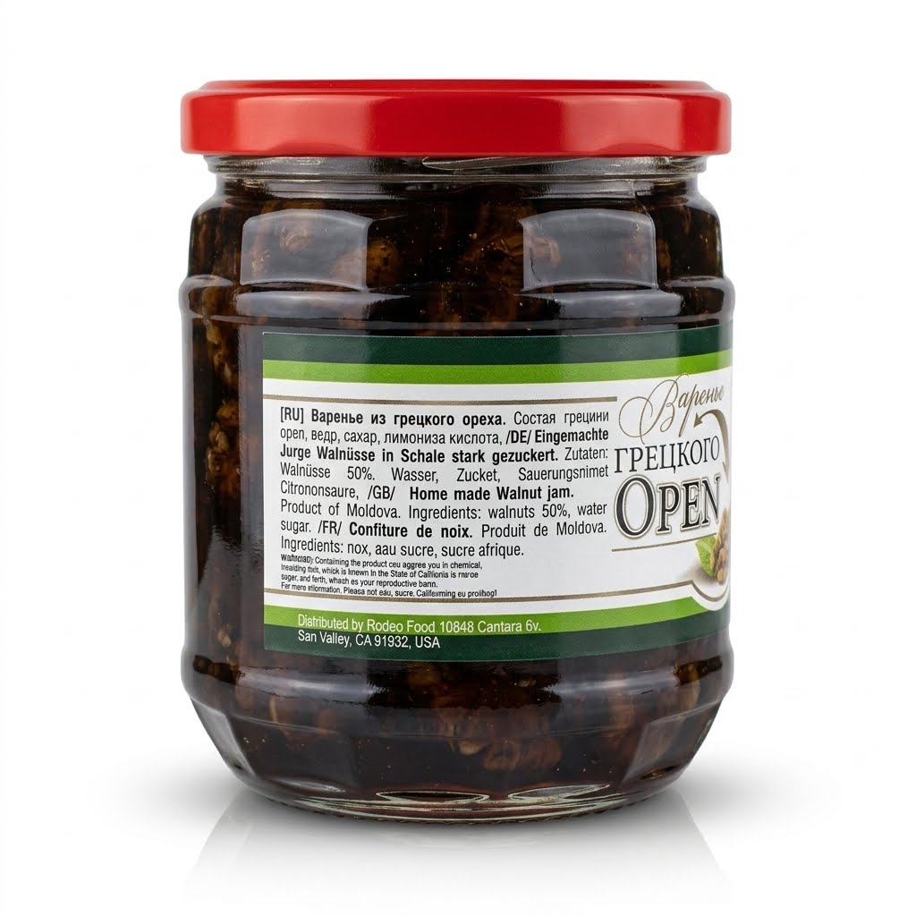 Walnut Jam - Traditsii Vkusa 500g