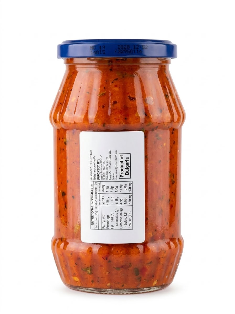 Lutenitsa, Vegetable Spread - Tsaritsa 520g