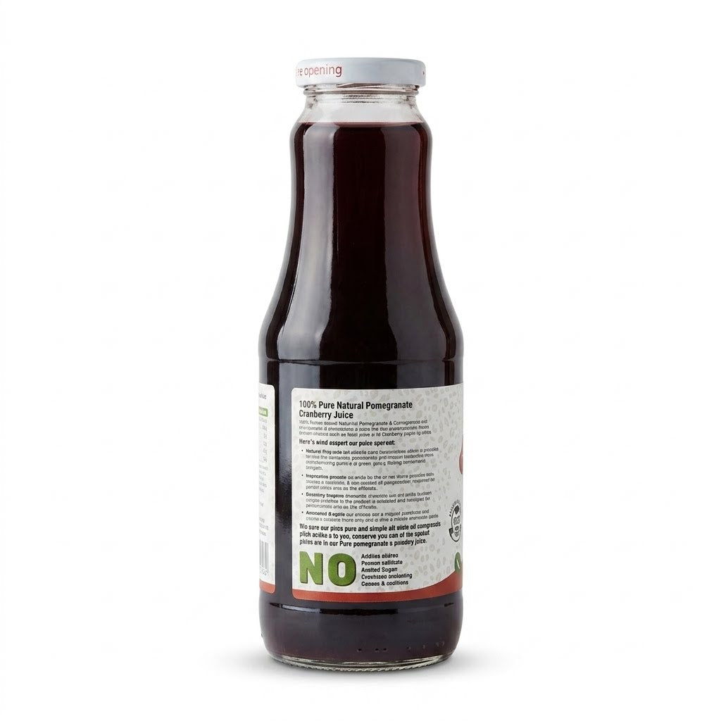 Pomegranate & Cranberry Juice - Natures Goodness 1L