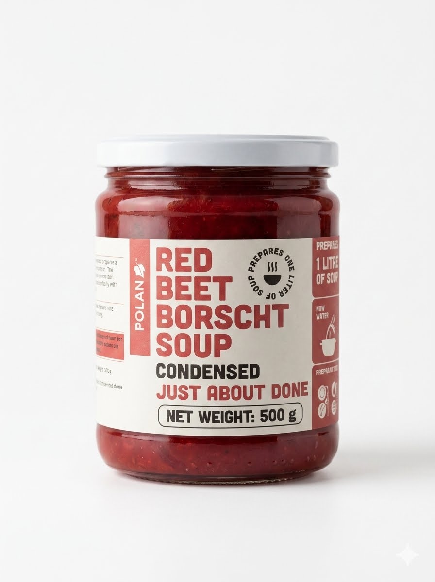 Red Beet Borscht, Condensed - Polan 500g