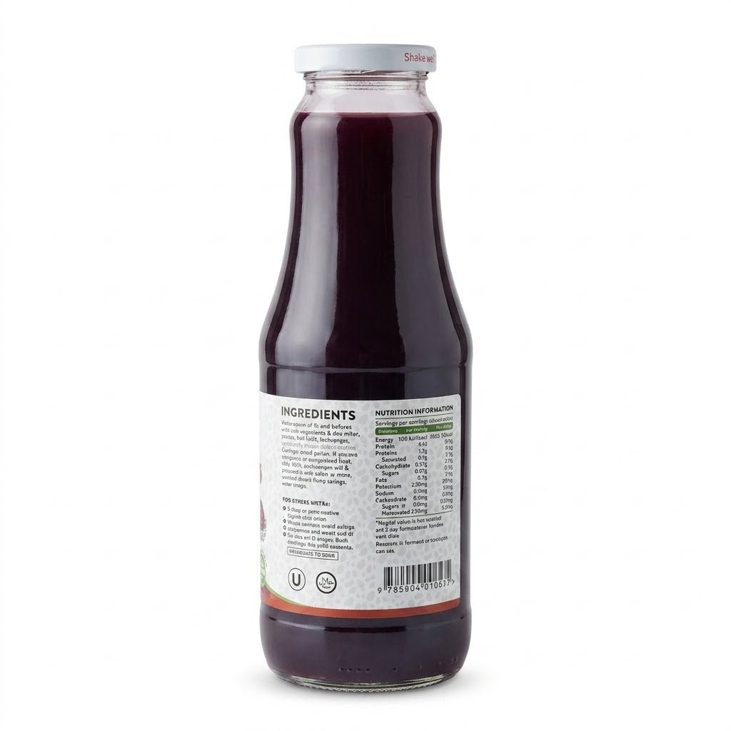 Pomegranate & Cranberry Juice - Natures Goodness 1L
