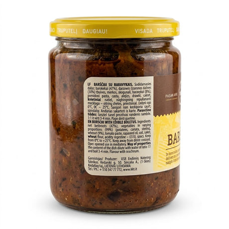 Borscht with Boletus Mushrooms 480g - Kedainiu