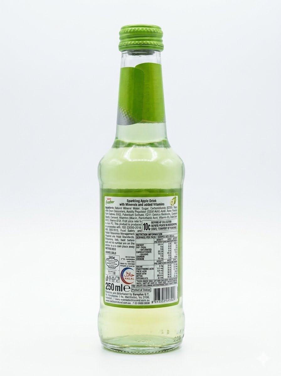 Fresa Fresher Apple, Sparkling Drink 250ml