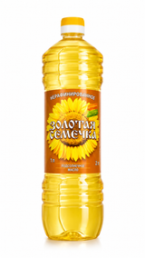Unrefined Sunflower Oil, Zolotaya Semechka, 1L