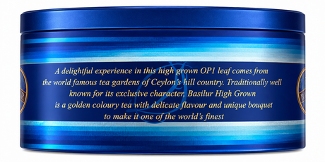 Ceylon Black Tea, High Grown, The Island of Tea, Basilur, 100g, Tin