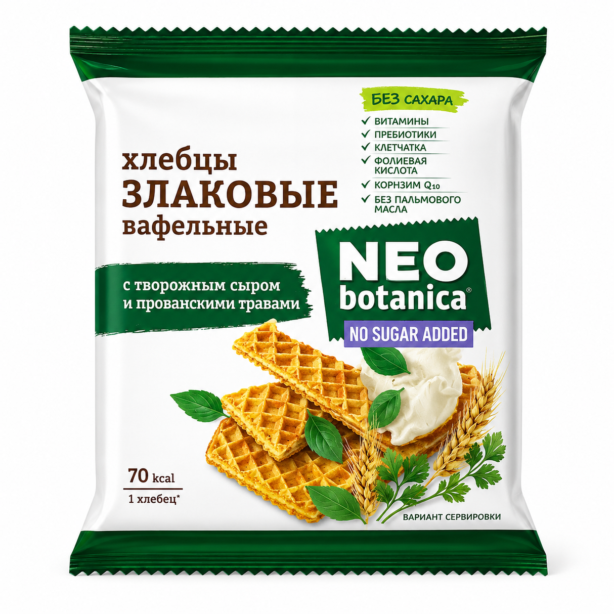 Wafer Crispbread with Cream Cheese, "Neo Botanica", 75g