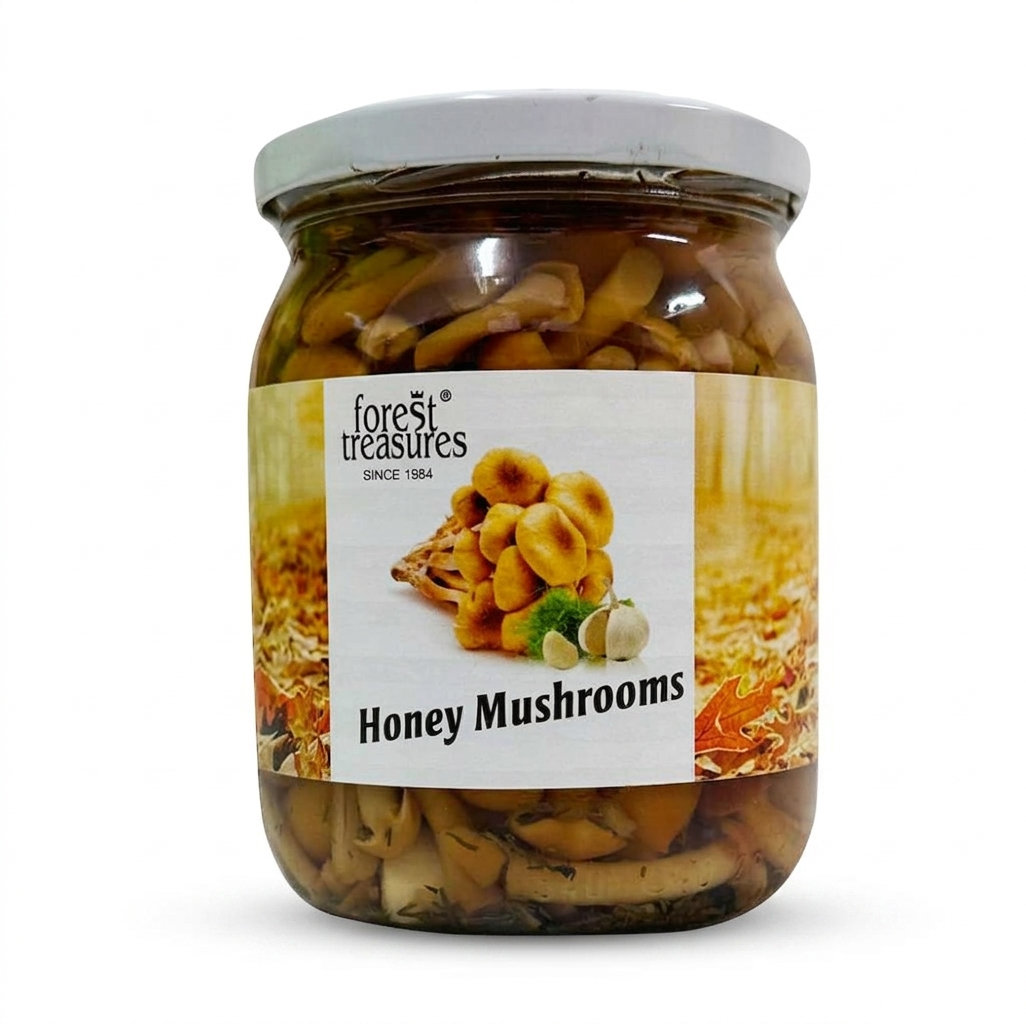 Honey Mushrooms in Brine - Forest Treasures 530g