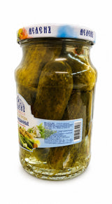 Marinated Cucumbers with Herbs & Garlic - Mel Gherkins 900g