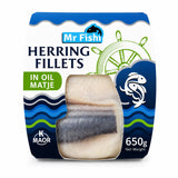 Herring Fillets in Oil, Matje - Mr Fishi 650g
