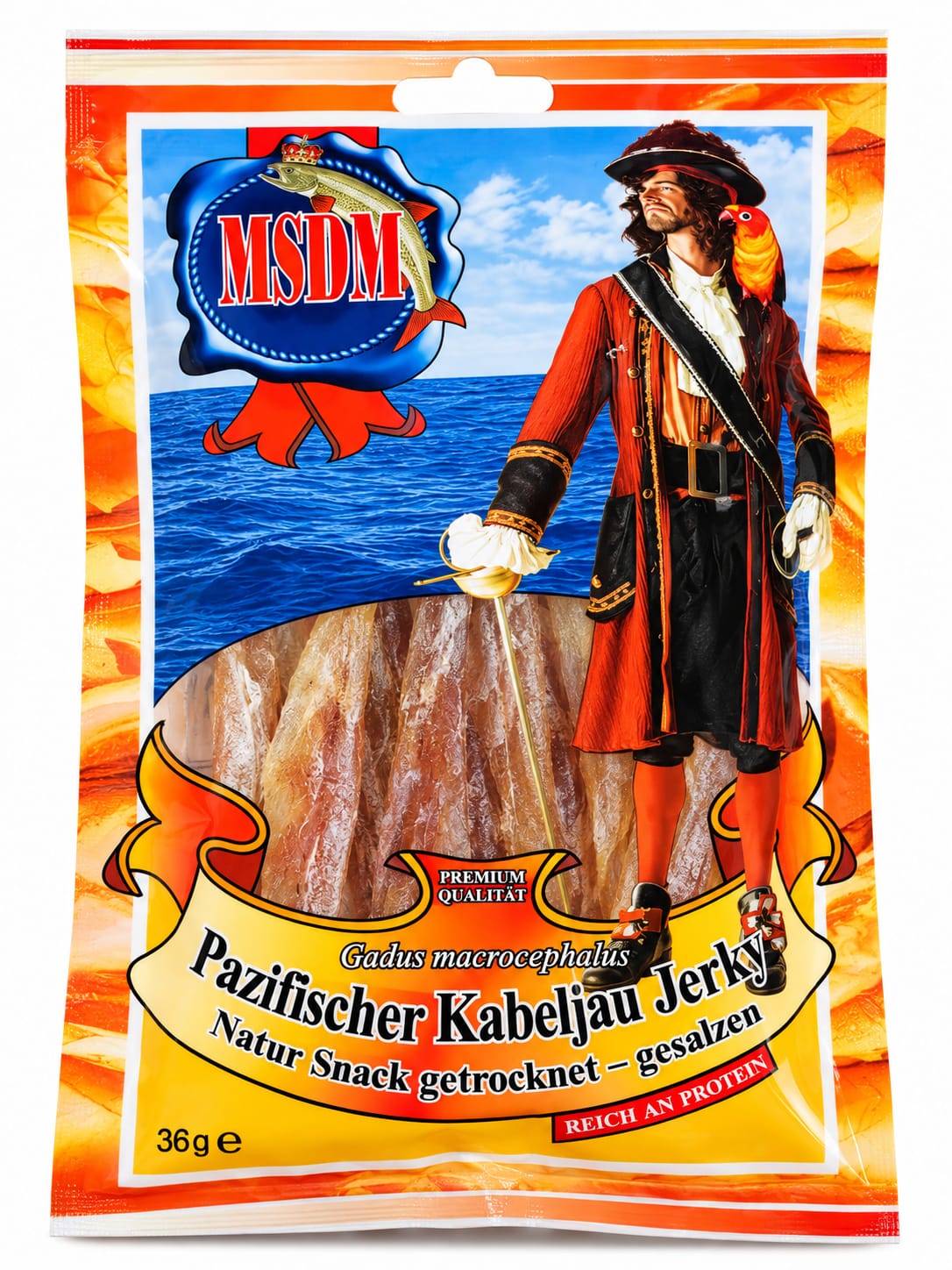 Pacific Cod Jerky, "MSDM", 36g