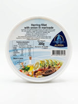 Herring Fillet with Onion in Marinade - Auriba 300g