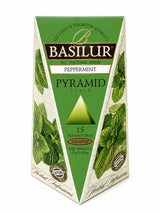 Peppermint Tea, Herbal Infusion, Basilur,  18g, 15 Pyramid Bags