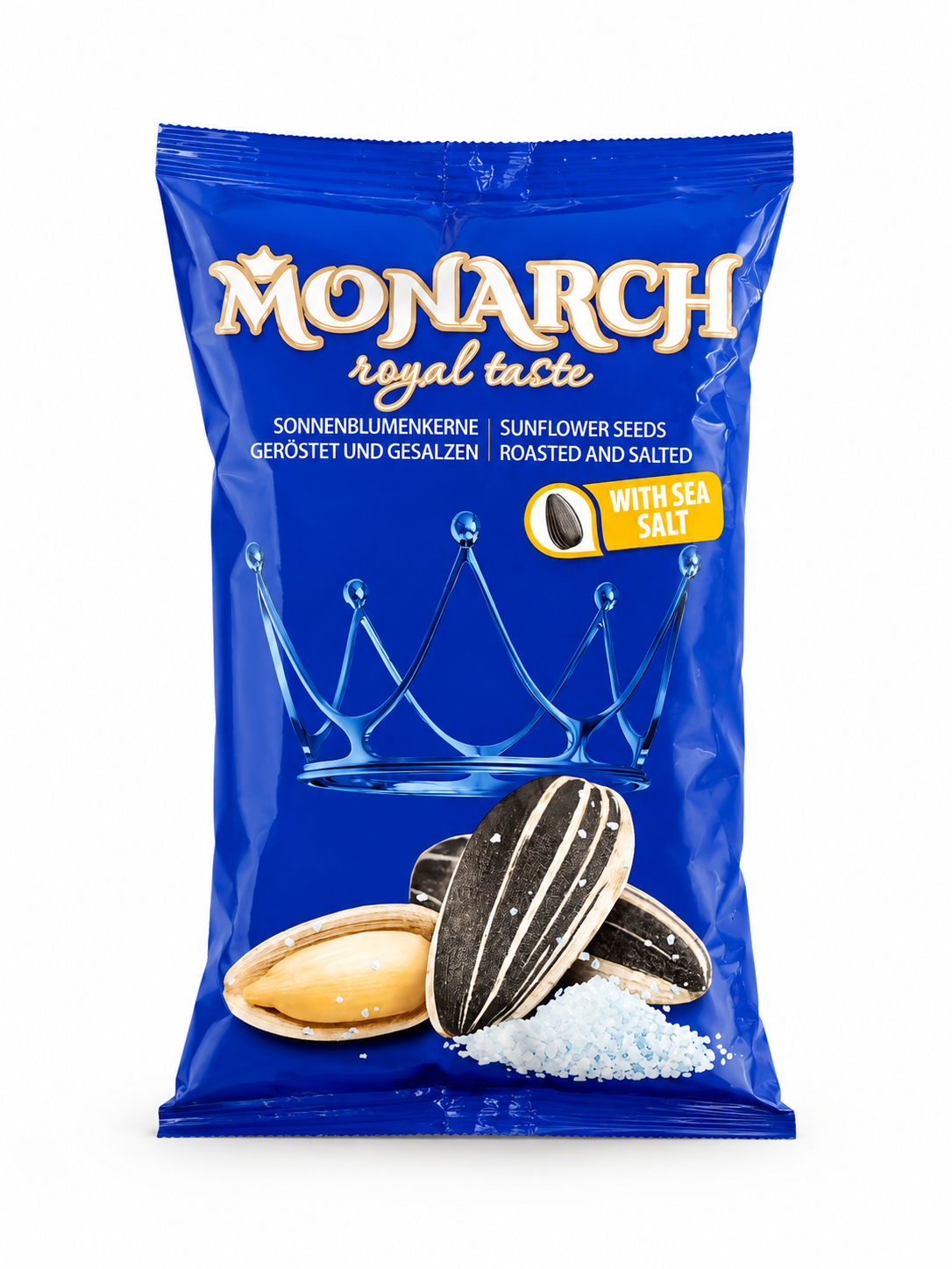 Roasted & Salted Sunflower Seeds with Sea Salt - Monarch 300g