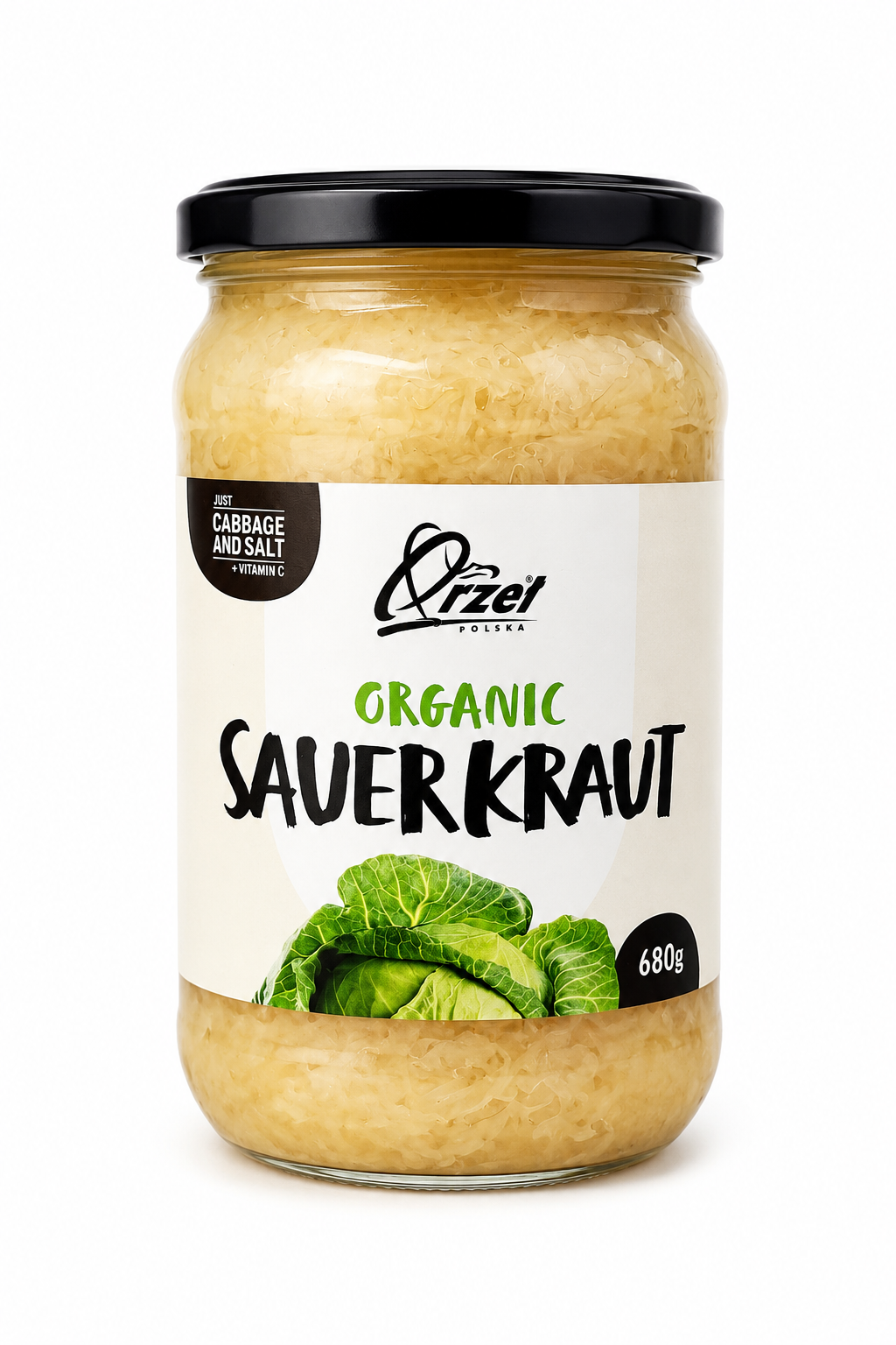 Sauerkraut, Organic - Orzel 680g