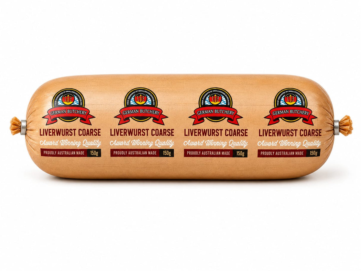 Liverwurst, Coarse (Pork & Chicken) - German Butchery 150g