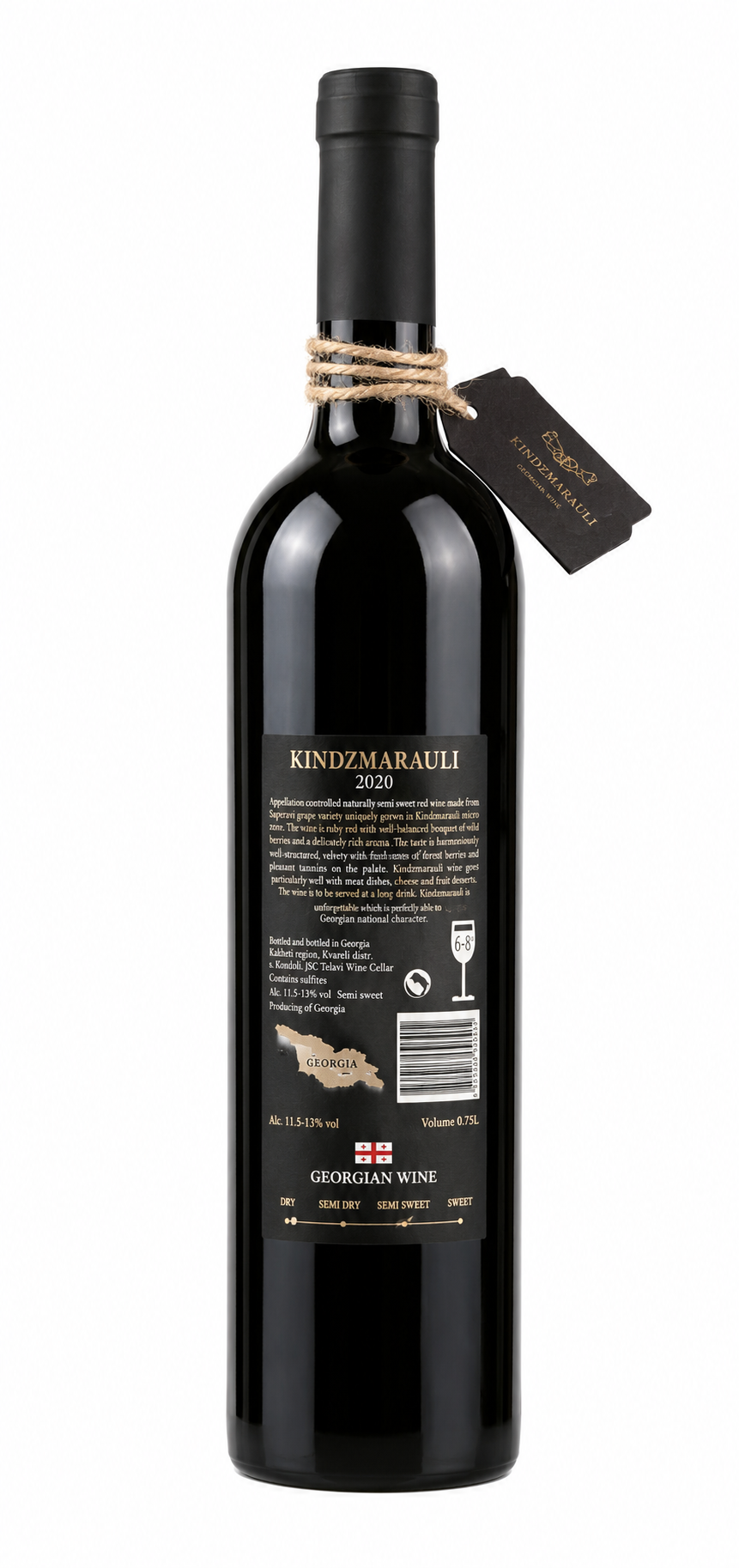 Kindzmarauli, Semi-Sweet Red - Pirosmani 750ml