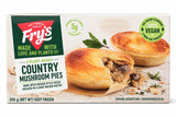 Country Mushroom Pies, "Fry's",  350g