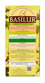 Assorted Green Teas - Basilur, 25 Bags, 37.5g