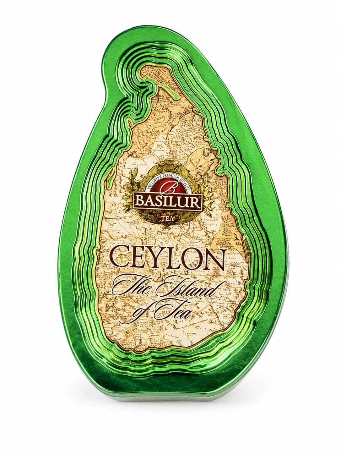The Island of Tea, Green, Pure Ceylon Green Tea - Basilur 100g