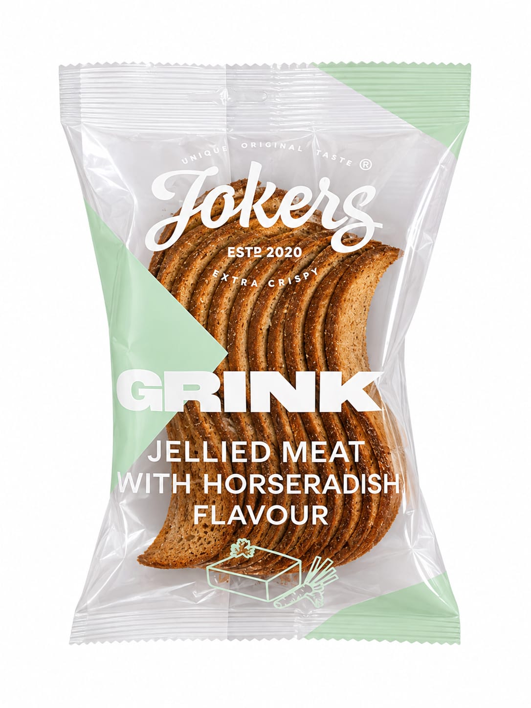 Wheat Croutons, Jellied Meat With Horseradish Flavour, "Jokers", 90g