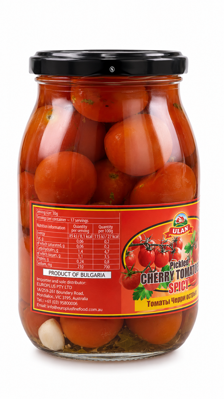 Pickled Cherry Tomatoes, Spicy - Ulan 1kg