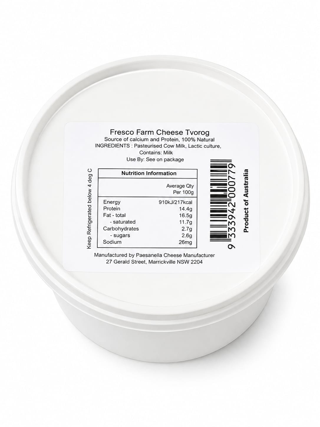 Paesanella Tvorog, 300g