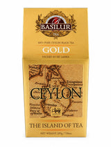 Basilur Gold Ceylon Black Tea, The Island of Tea 200g