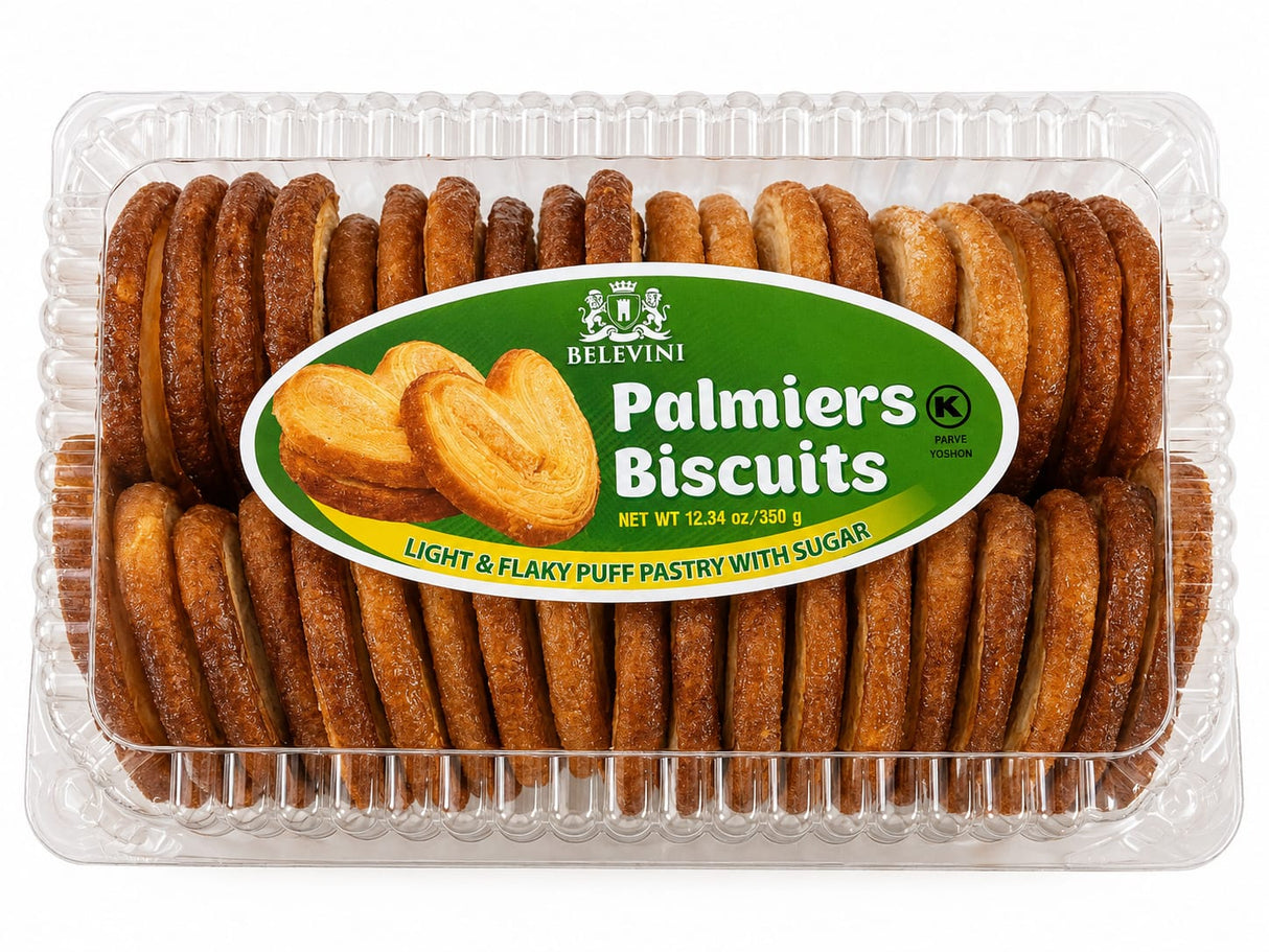 Palmiers Sugar Puff Pastry Biscuits, "Belevini", 350g