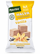 Sunflower Halva Vanilla Flavor, "Norsu", 400g