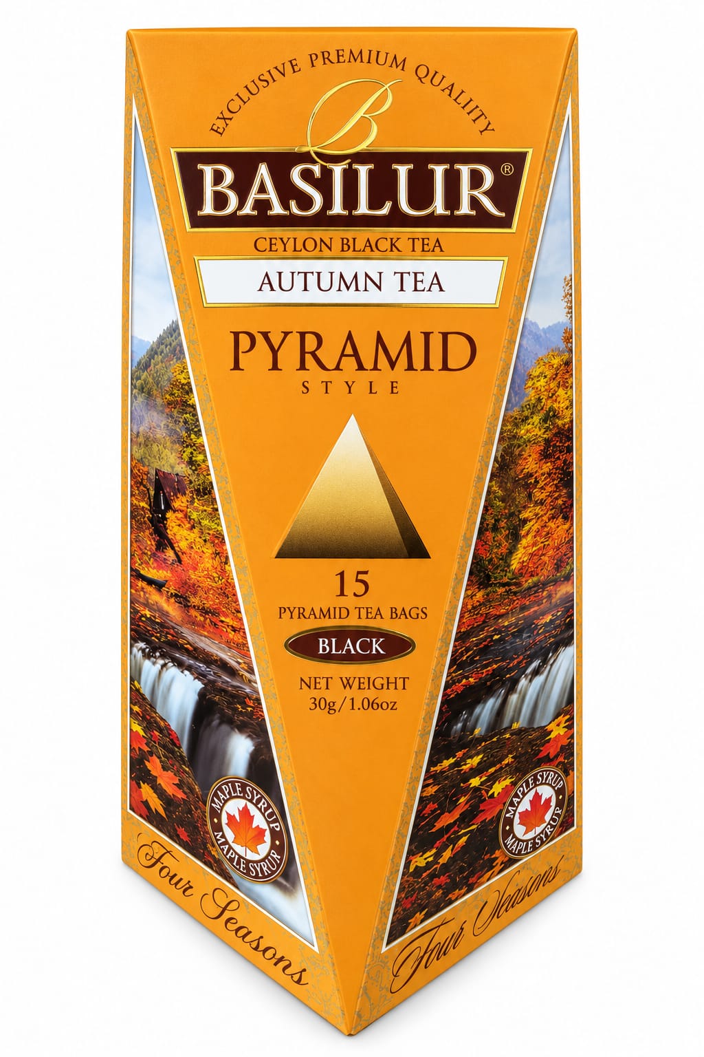 Ceylon Black Tea, Autumn Tea, Four Seasons, "Basilur", 30g, 15 Pyramid Tea Bags