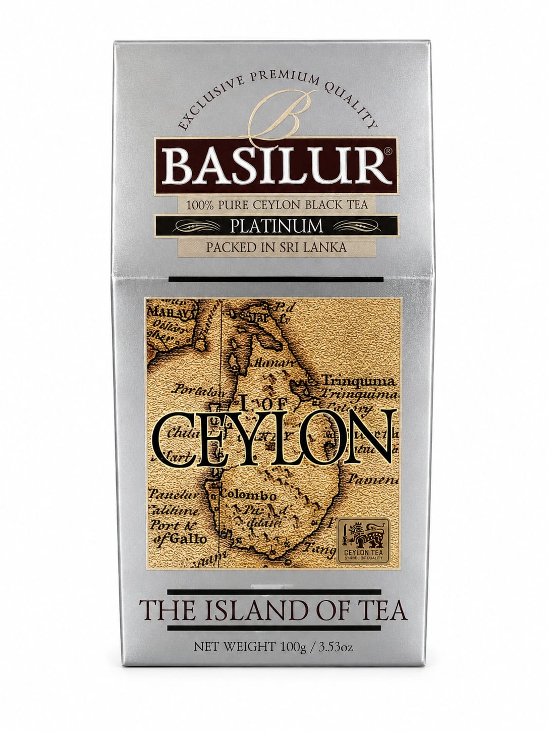 Pure Ceylon Black Tea, Island of Tea Platinum - Basilur, 100g
