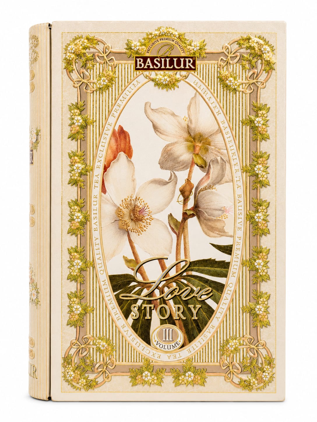 Green Tea, Tea Book Collection, Love Story Vollume III, Basilur,  100g, Tin