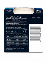 Herring Fillets in Oil, Matje - Mr Fishi 650g