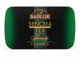 Pure Ceylon Green Tea, Sencha, Specialty Classics - Basilur 30g, 20 Tea Bags, Metal Package