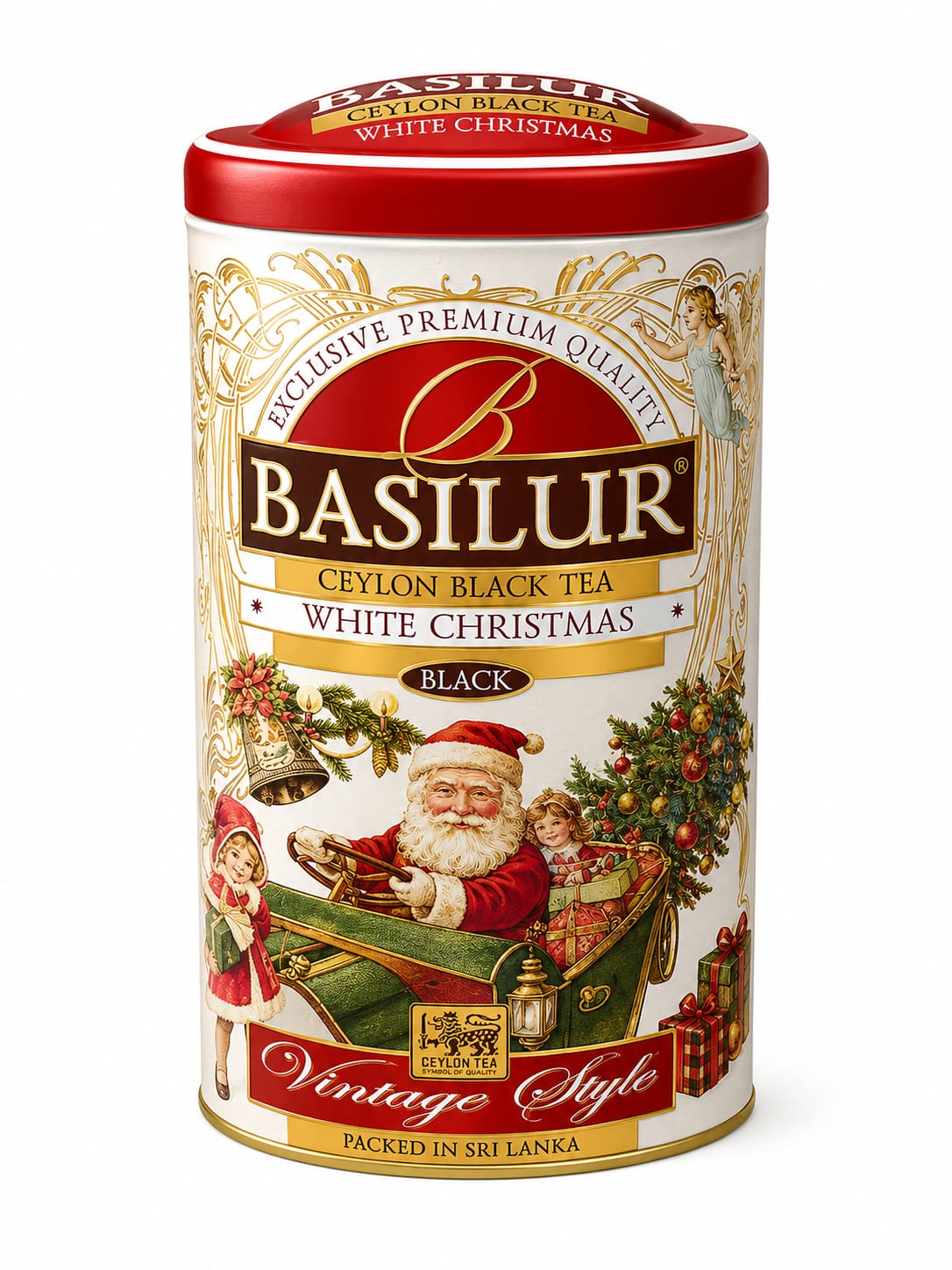 Ceylon Black Tea, Vintage Style, White Cristmas, "Basilur", 100g
