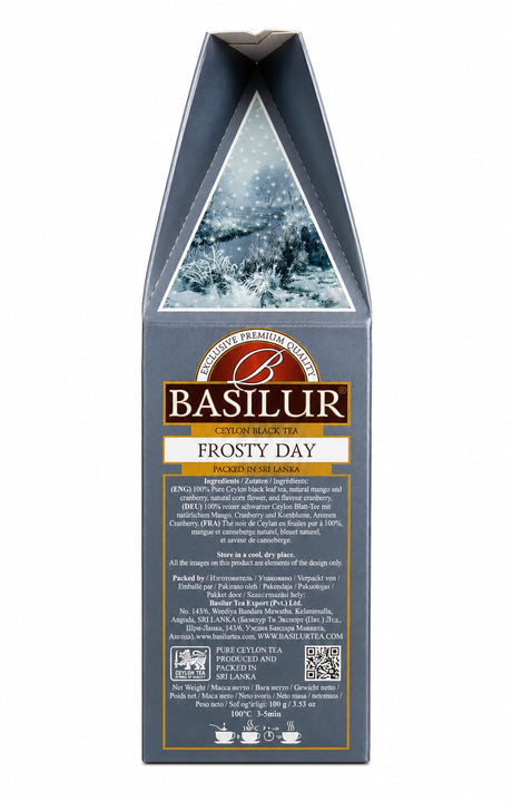 Ceylon Black Tea Frosty Day, Loose Leaf - Basilur 100g Carton