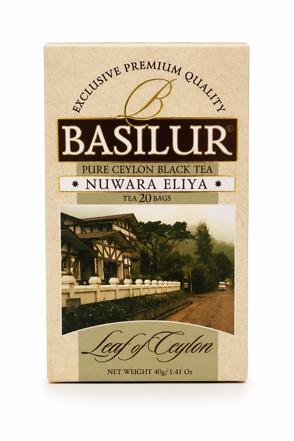 Pure Ceylon Black Tea, Nuwara Eliya, Leaf of Ceylon - Basilur 40g