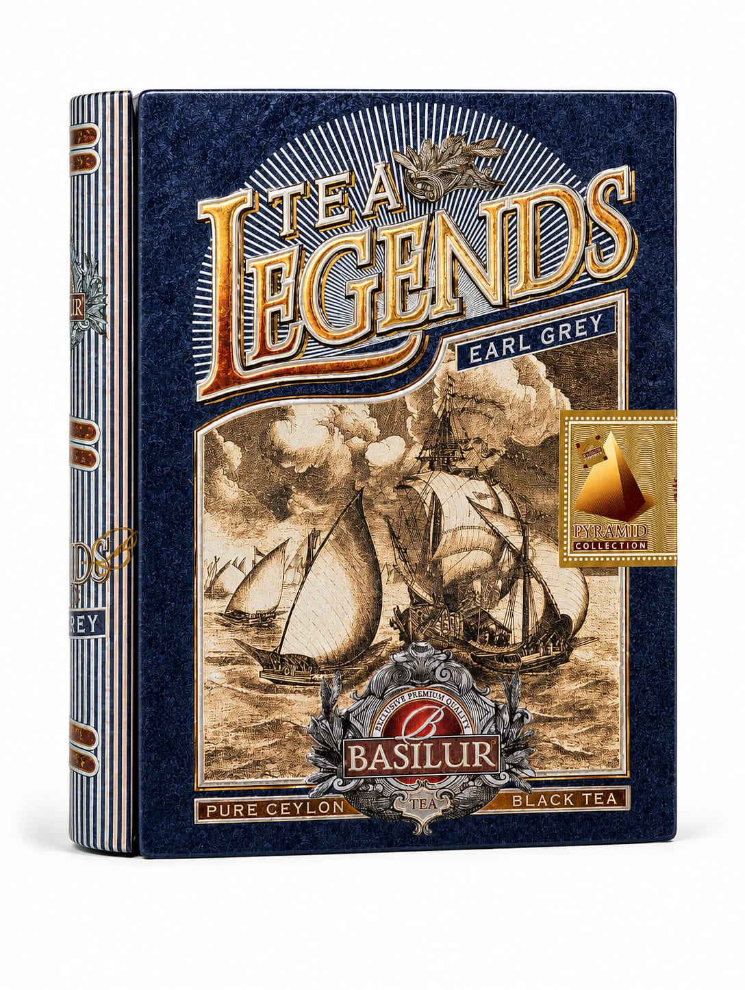 Tea Legends, Earl Grey, Pure Ceylon Black Tea, Pyramid Collection - Basilur