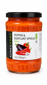 Pepper & Eggplant Spread, Mild- Konex Foods, 550g