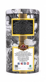 Ceylon Black Tea 2-in-1, Catain's 30g & Gampola 70g Loose Leaf, "Basilur", 100g, TIn