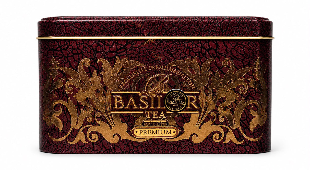 Pure Ceylon Black Tea, Basilur, Tea Bags, 40g Tin